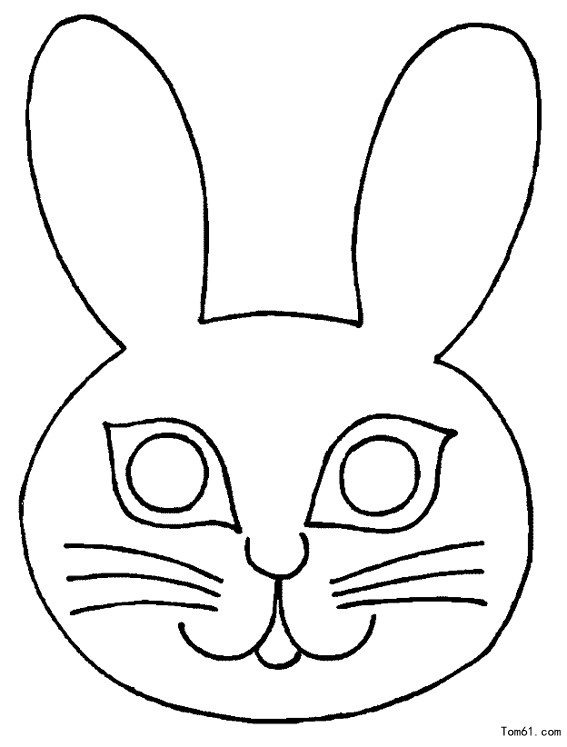 面具-简笔画图片-儿童资源网手机版