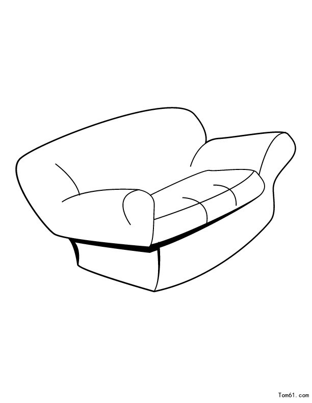沙发-简笔画图片-儿童资源网手机版