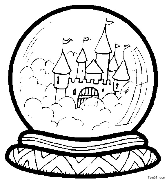 城堡-简笔画图片-儿童资源网手机版