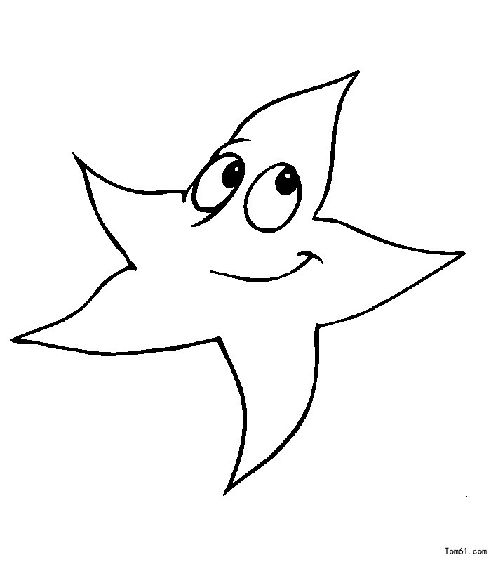 星星-简笔画图片-儿童资源网手机版