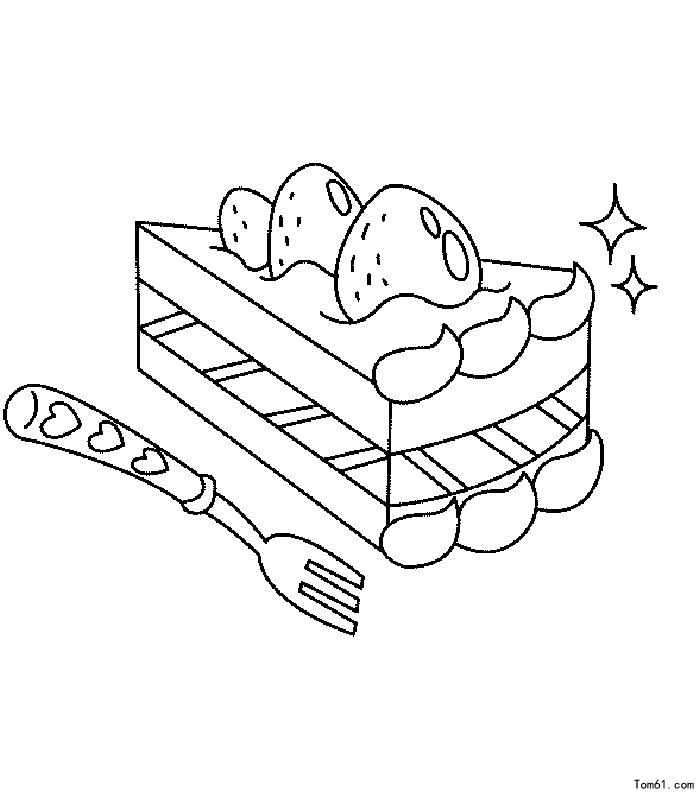 蛋糕-简笔画图片-儿童资源网手机版